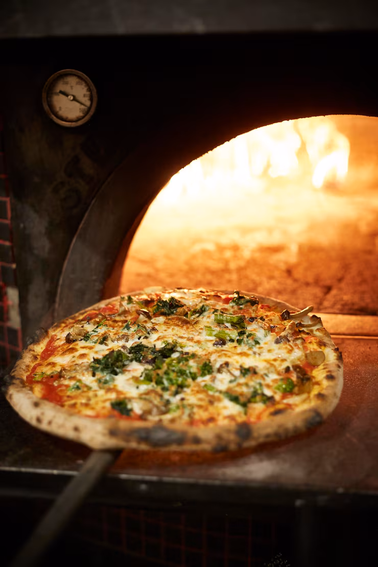 Base de pizza napolitana crujiente y ligera